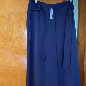 Royal blue palazzo ankle pants-waist 32”